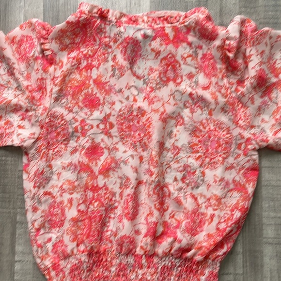 Rachel Zoe bright floral top - Picture 7 of 8
